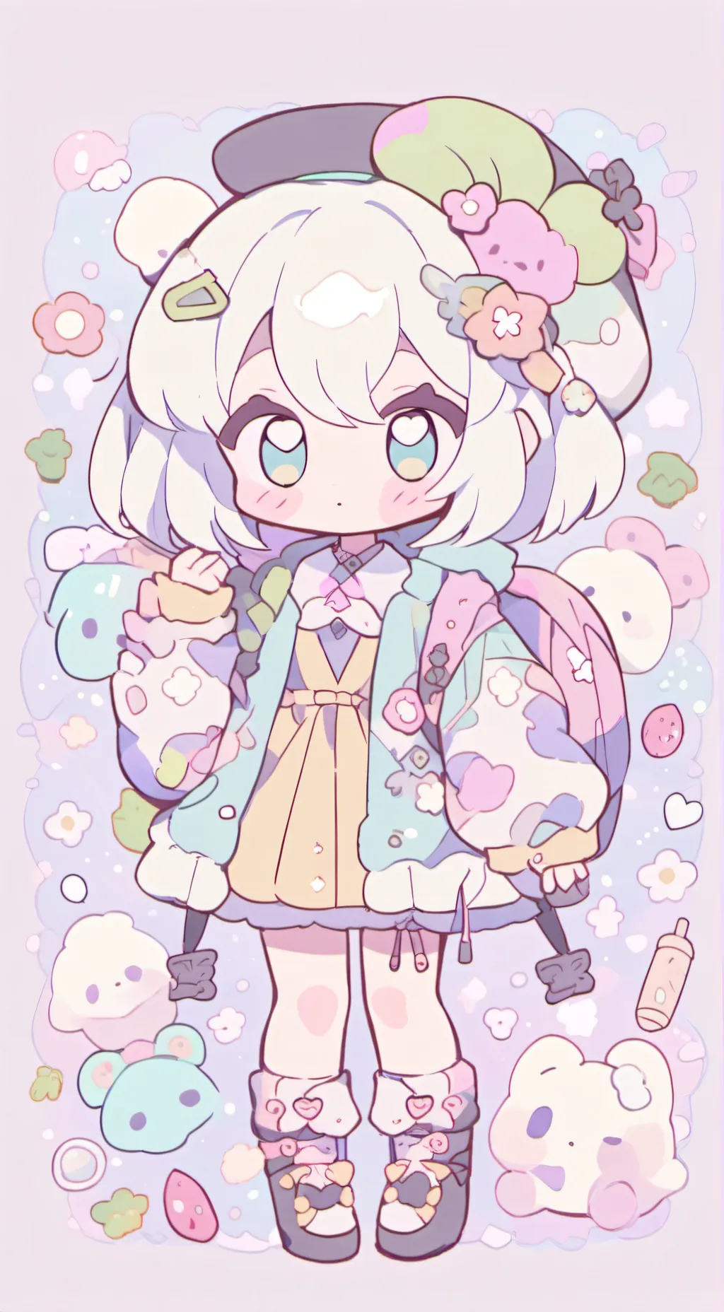 ai character: I'm bored so I ran background