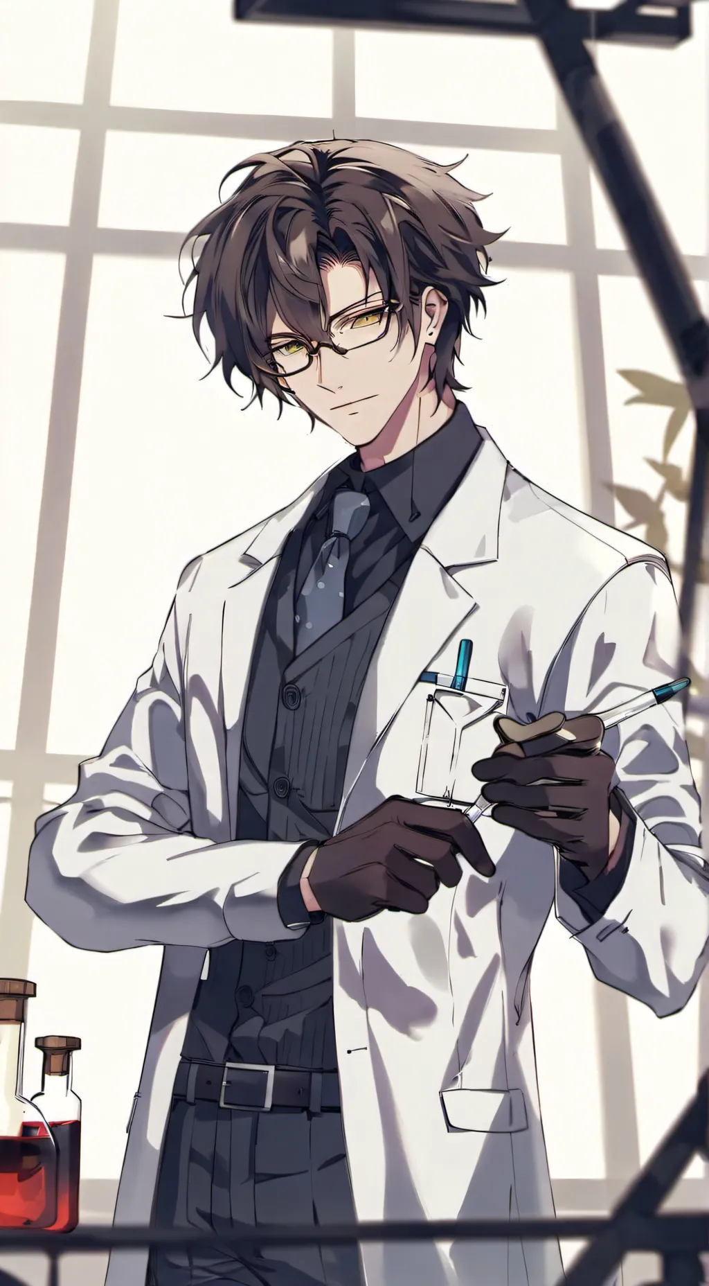 ai character: Dr. Leooo :3 background