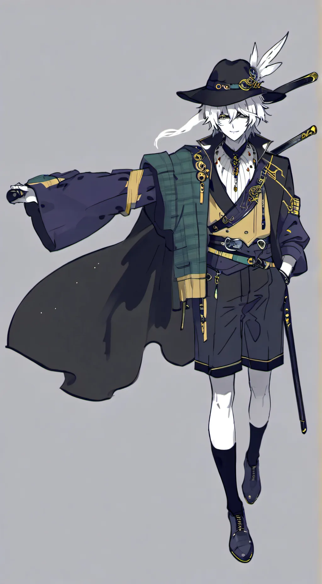 ai character: Omenaso x smoke background