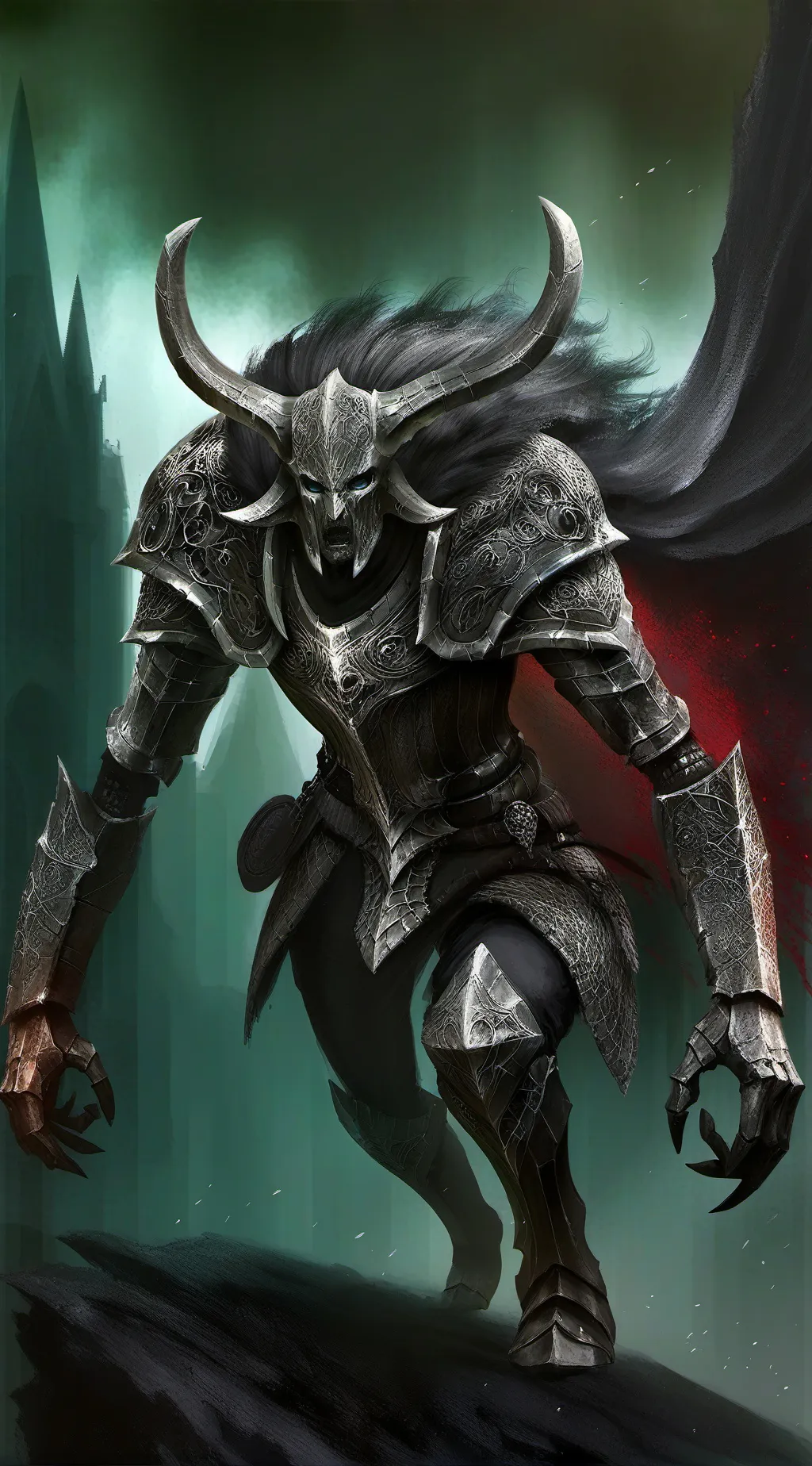 ai character: The Dark Knight background