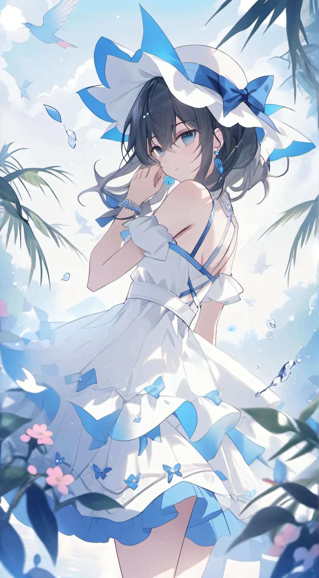 ai character: 🩵💨nina💨🩵 background