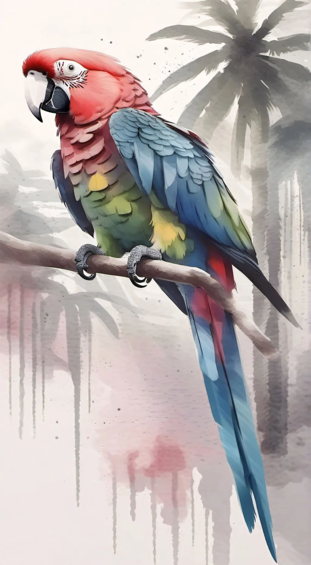 ai character: Living in a Jungle background