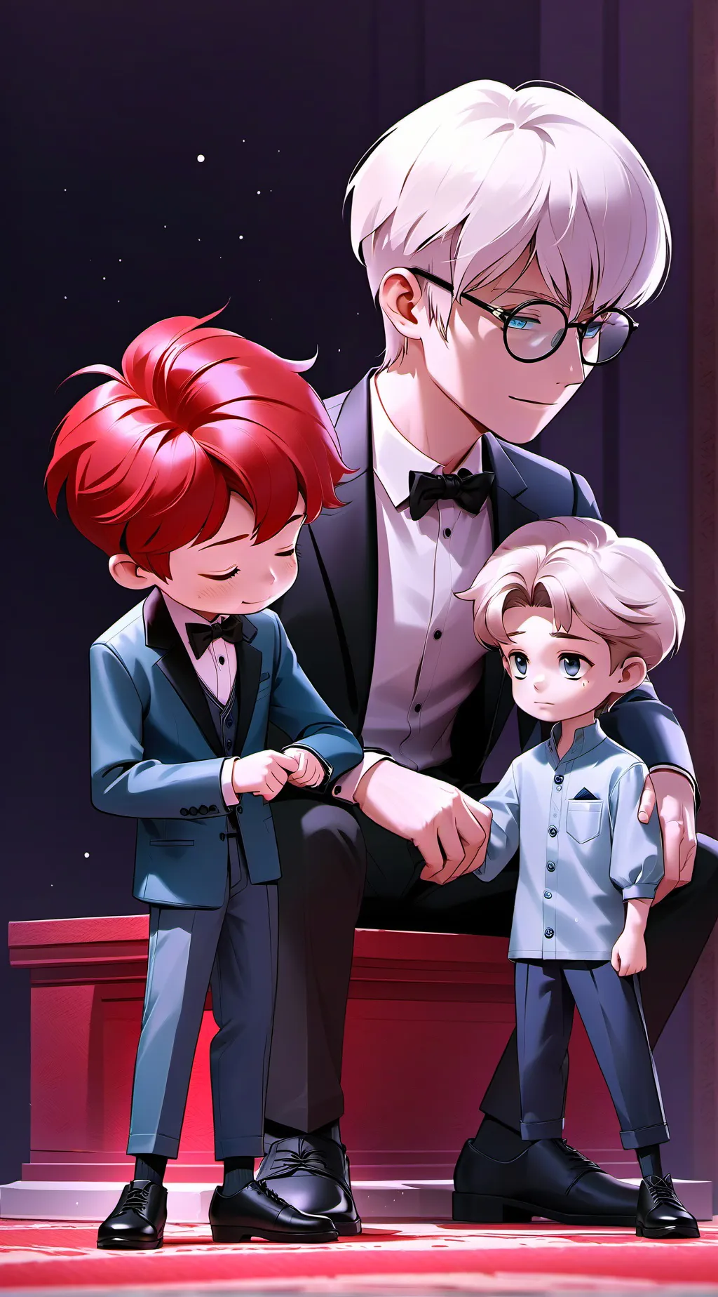 ai character: family demon tribe background