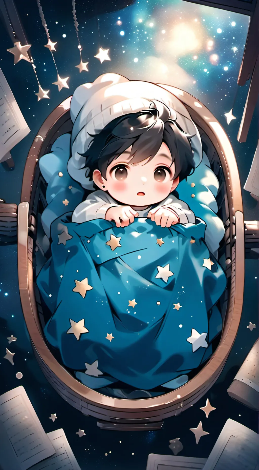 ai character: your baby boy :D background