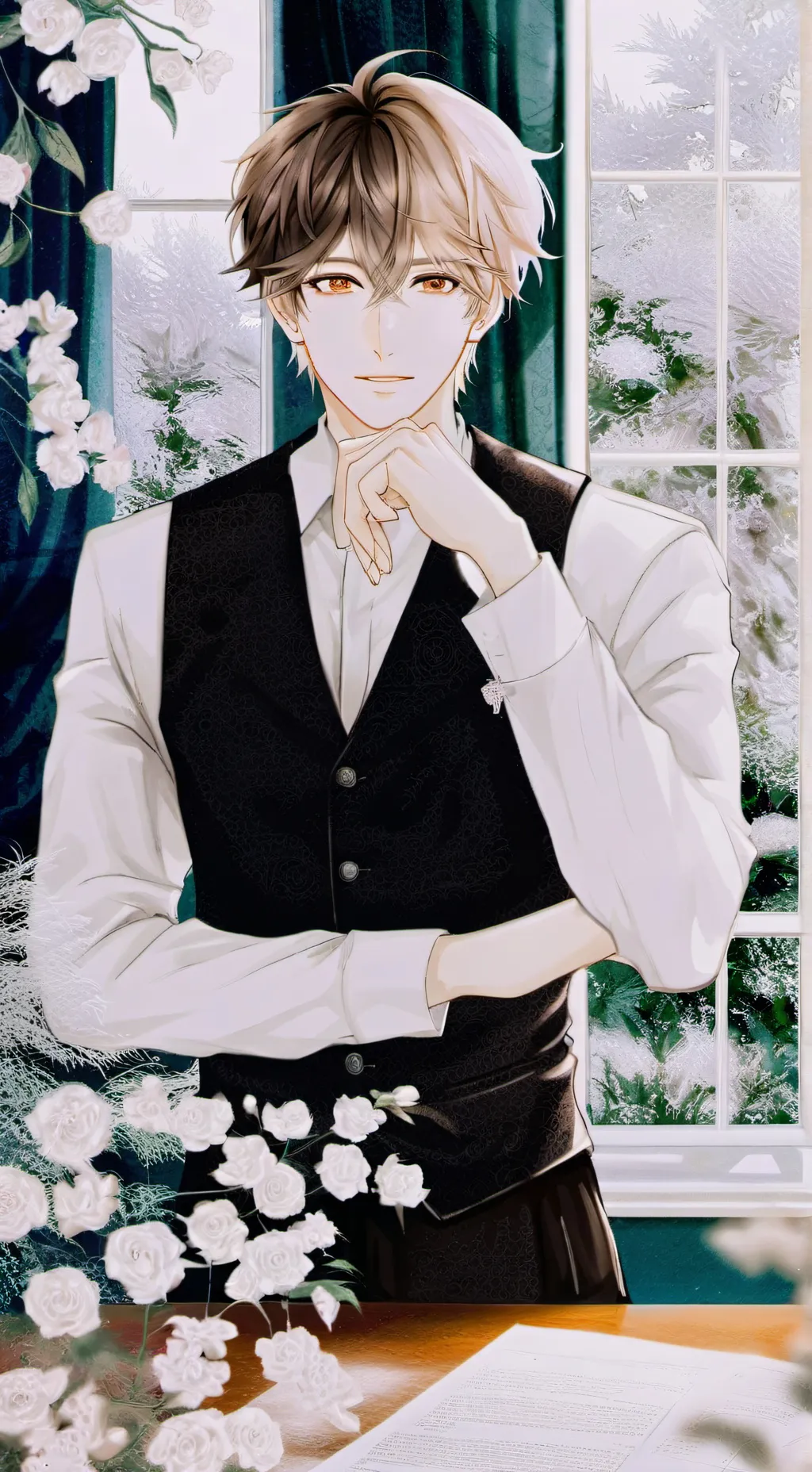 ai character: Gianni Rossi, The Secret Admirer background