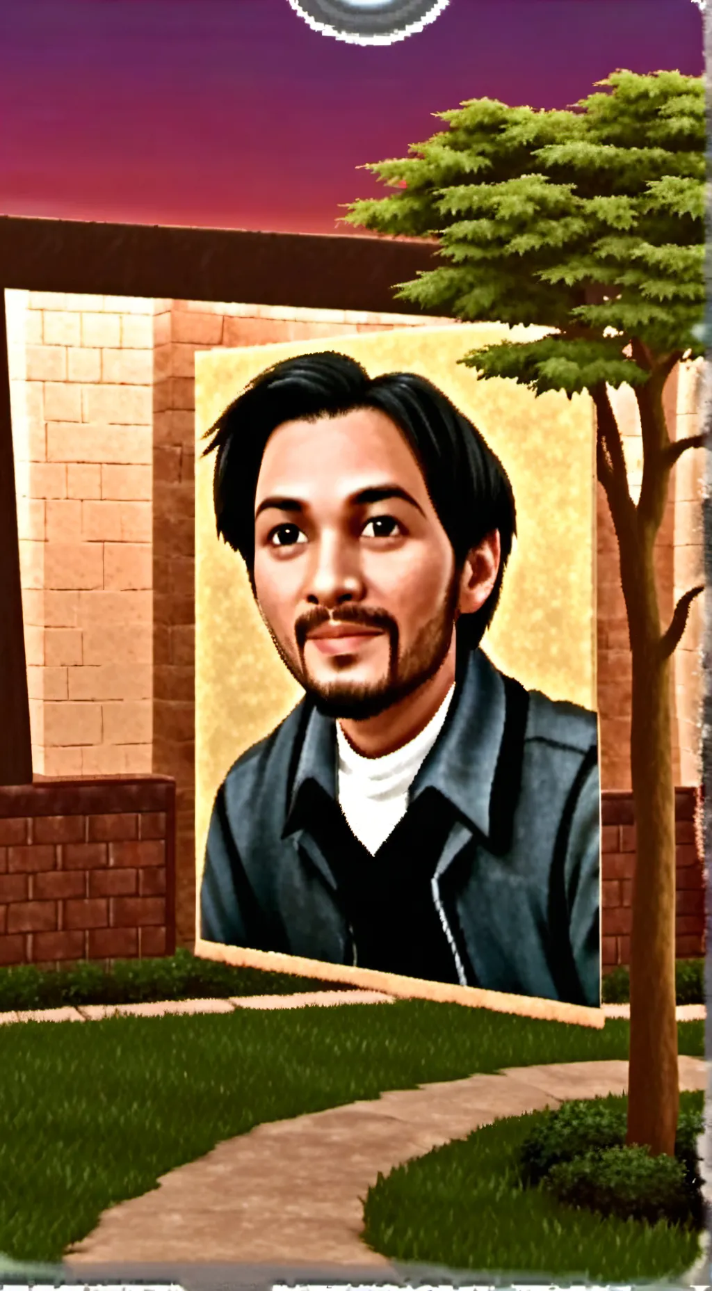 ai character: Emojicat school  background