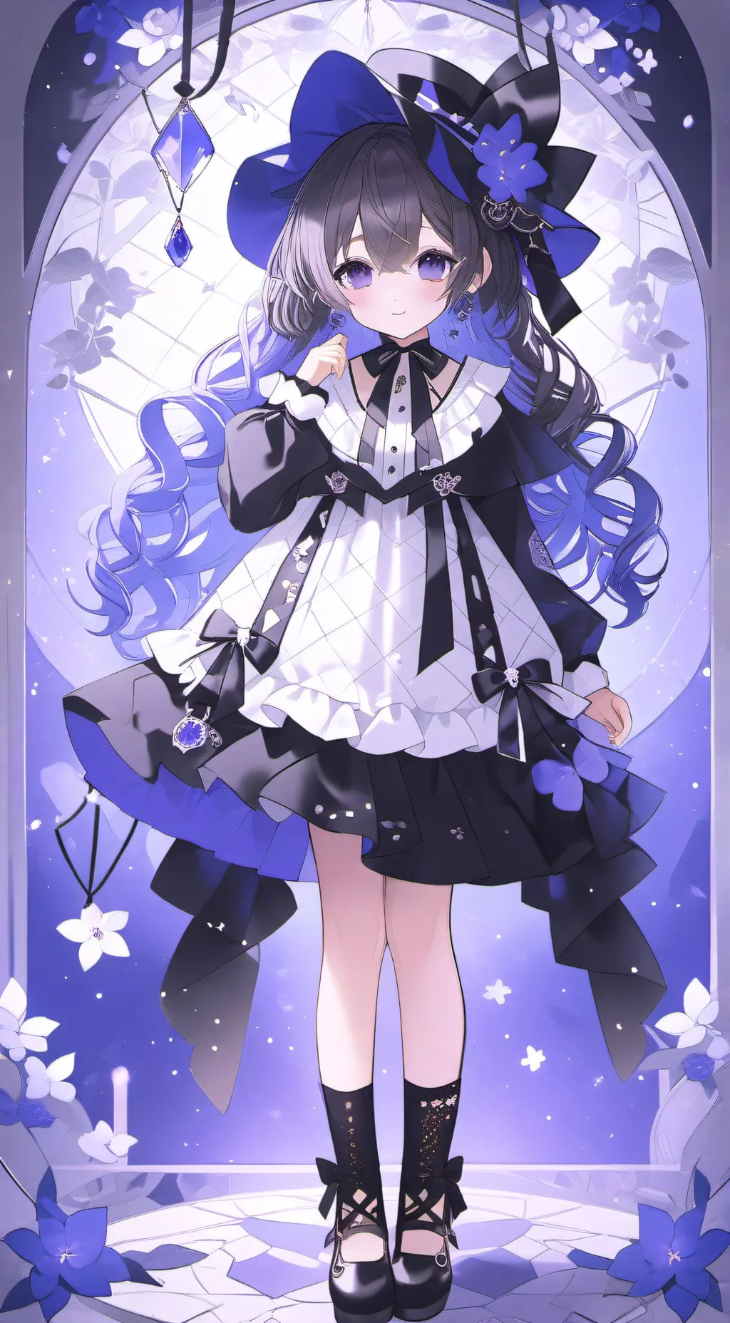 ai character: Aurora background