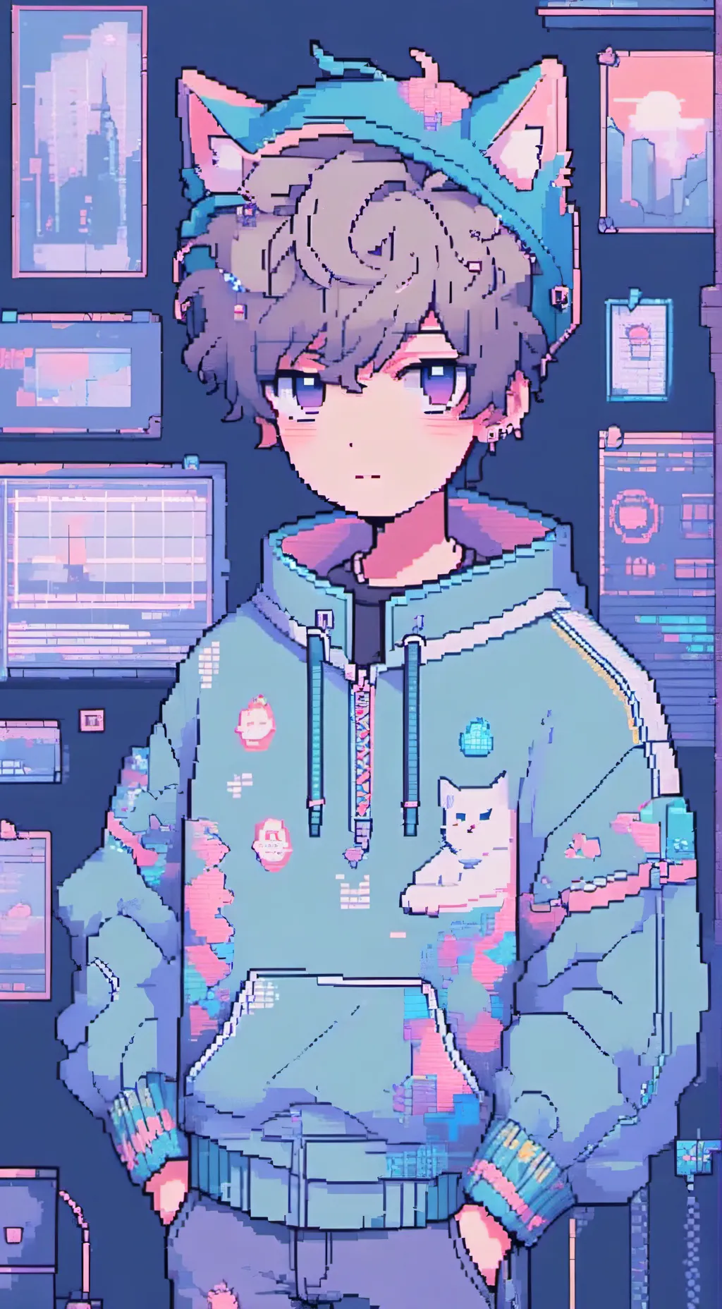 ai character: Furry background