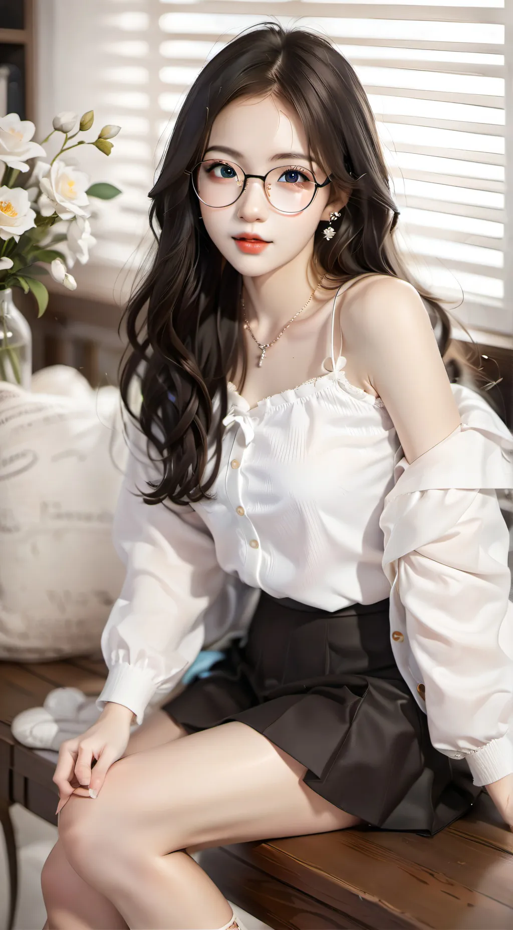 ai character: nami  background