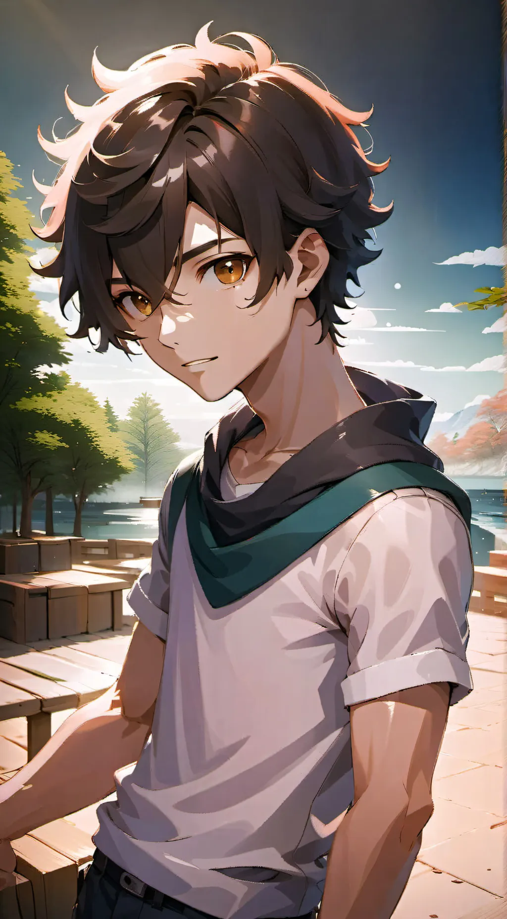 ai character: Liam Carter  background