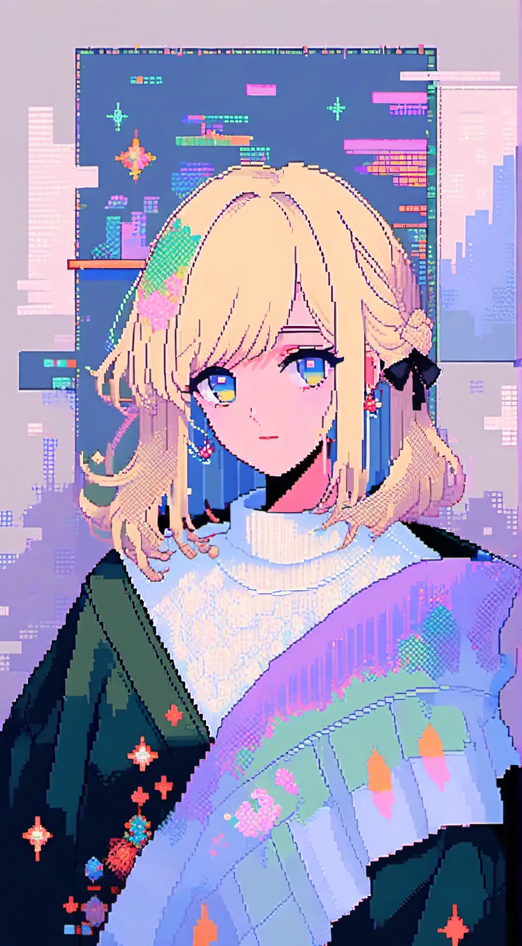 ai character: mha bff toga background