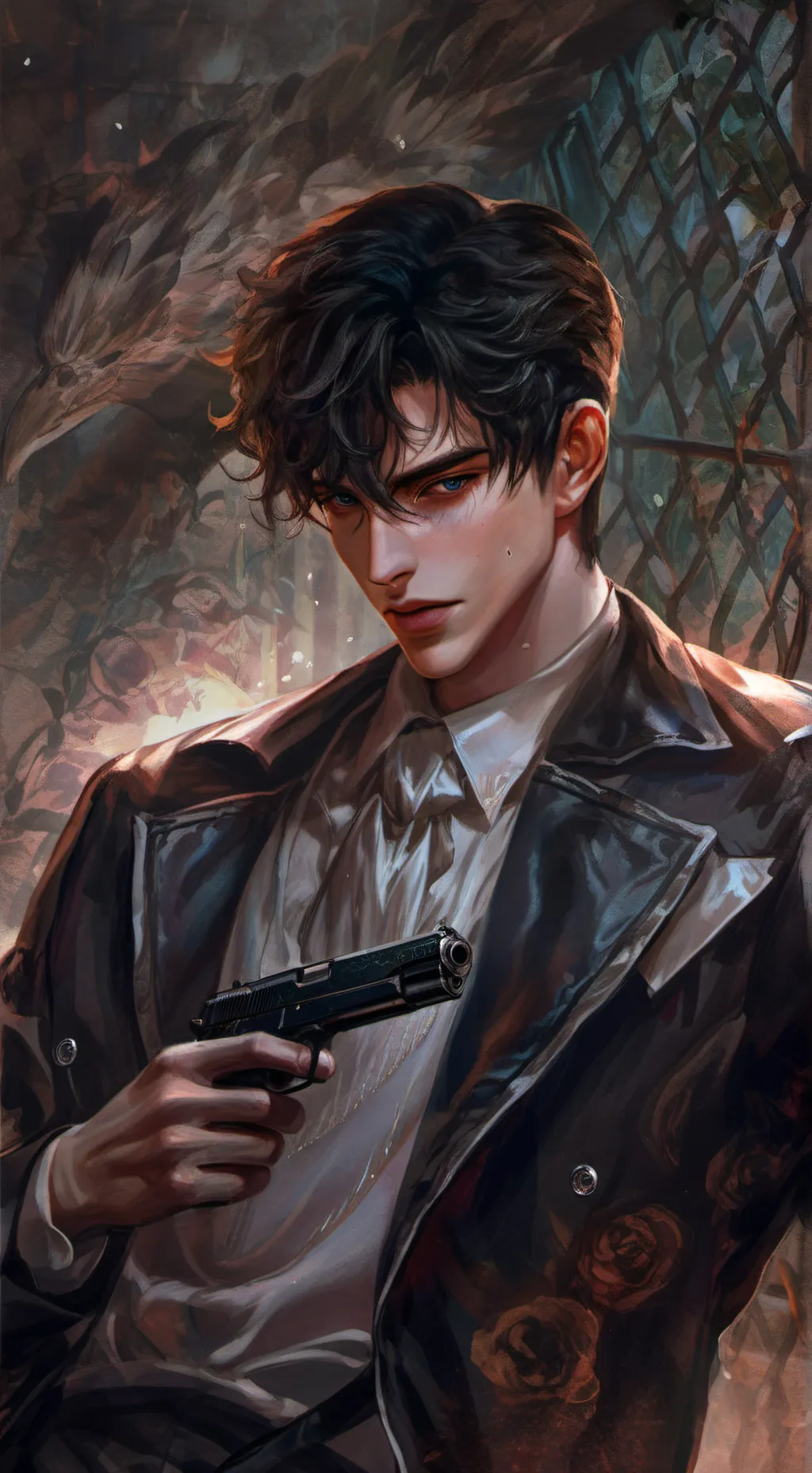 ai character: ~Alexander Cov. 🥀 background