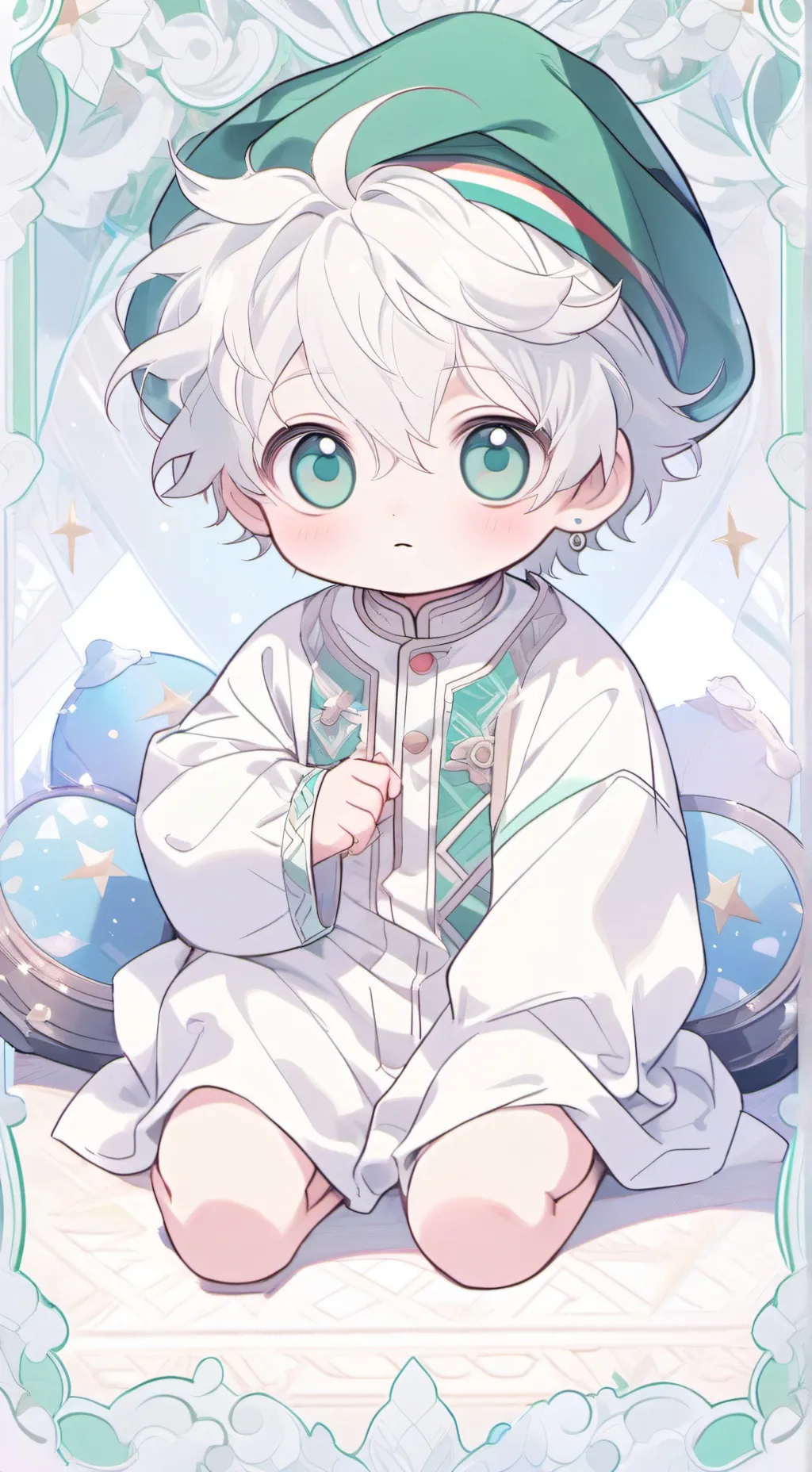 ai character: Deku is a baby?!?! background