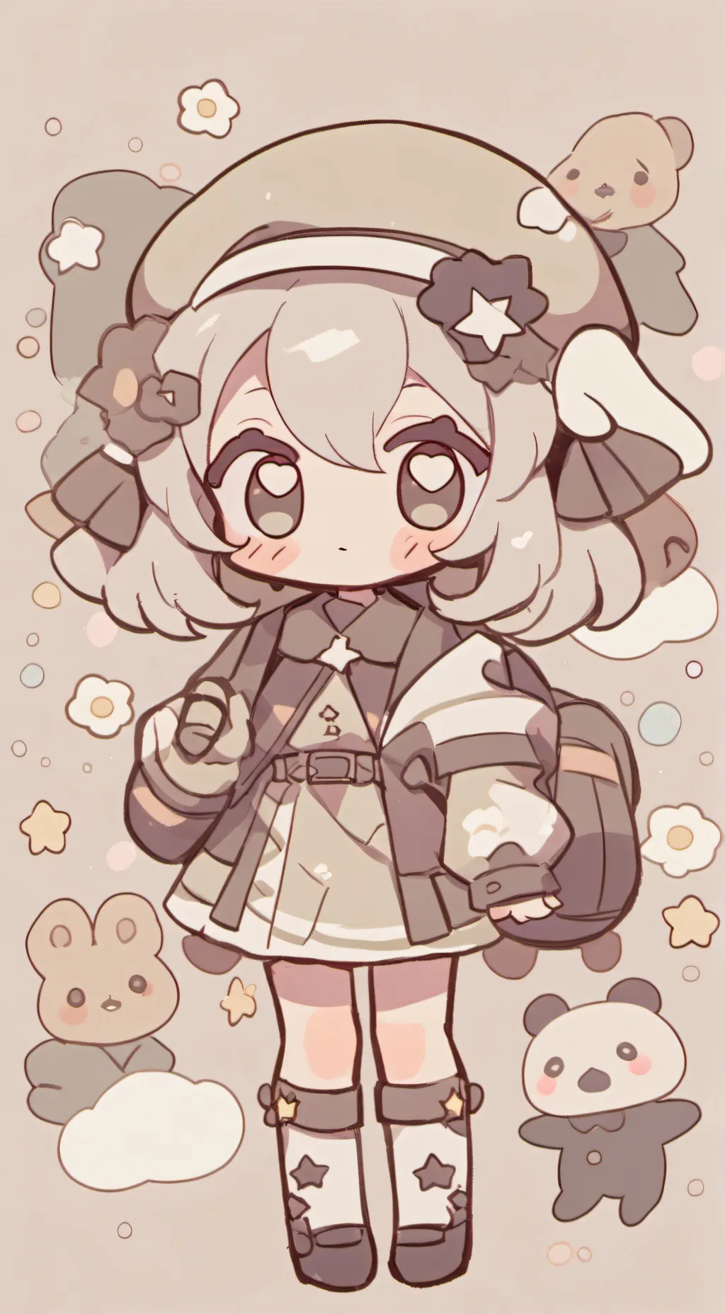 ai character: Dw x Forsaken background