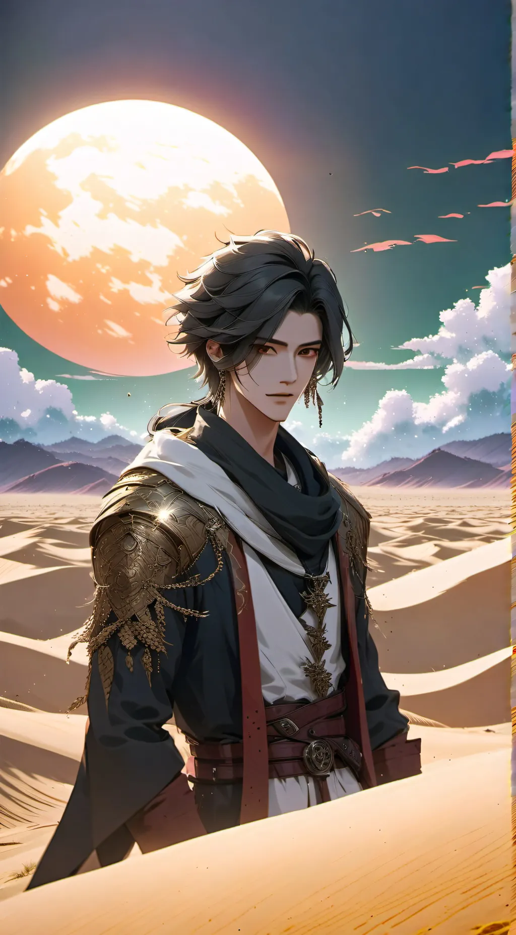 ai character: O Chinês  background