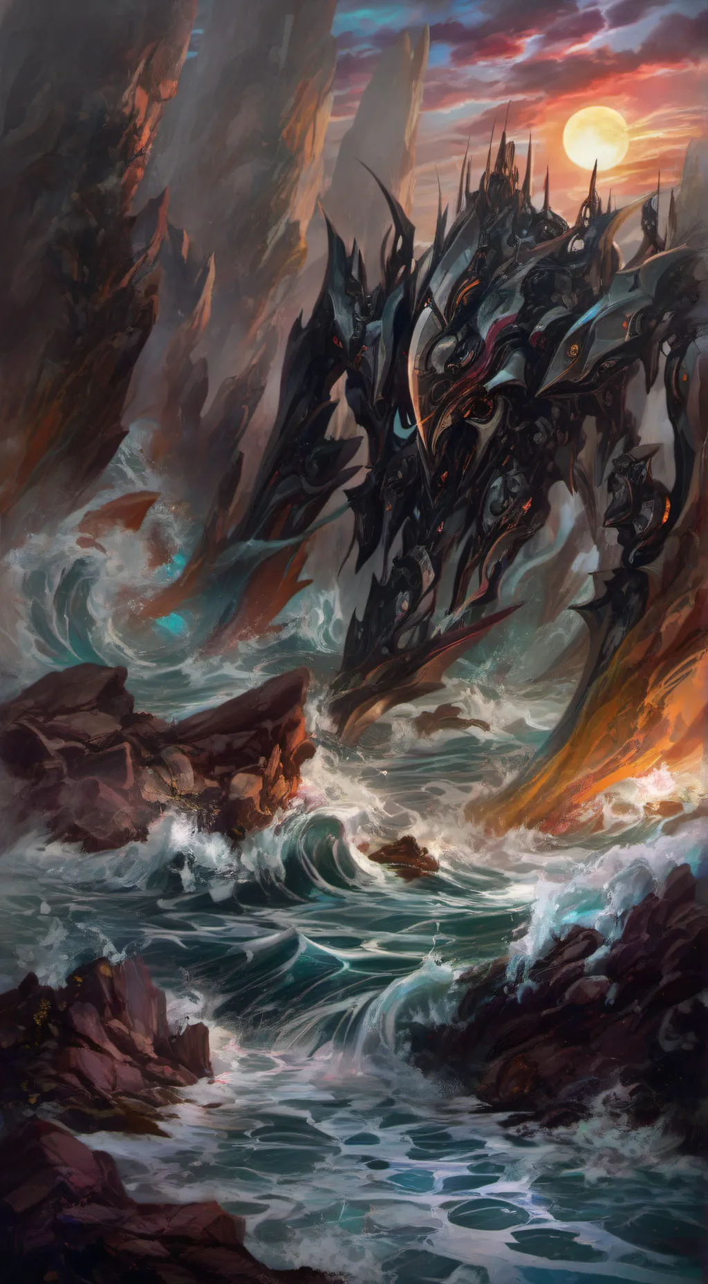 ai character: Scary Bot (Talkie) background