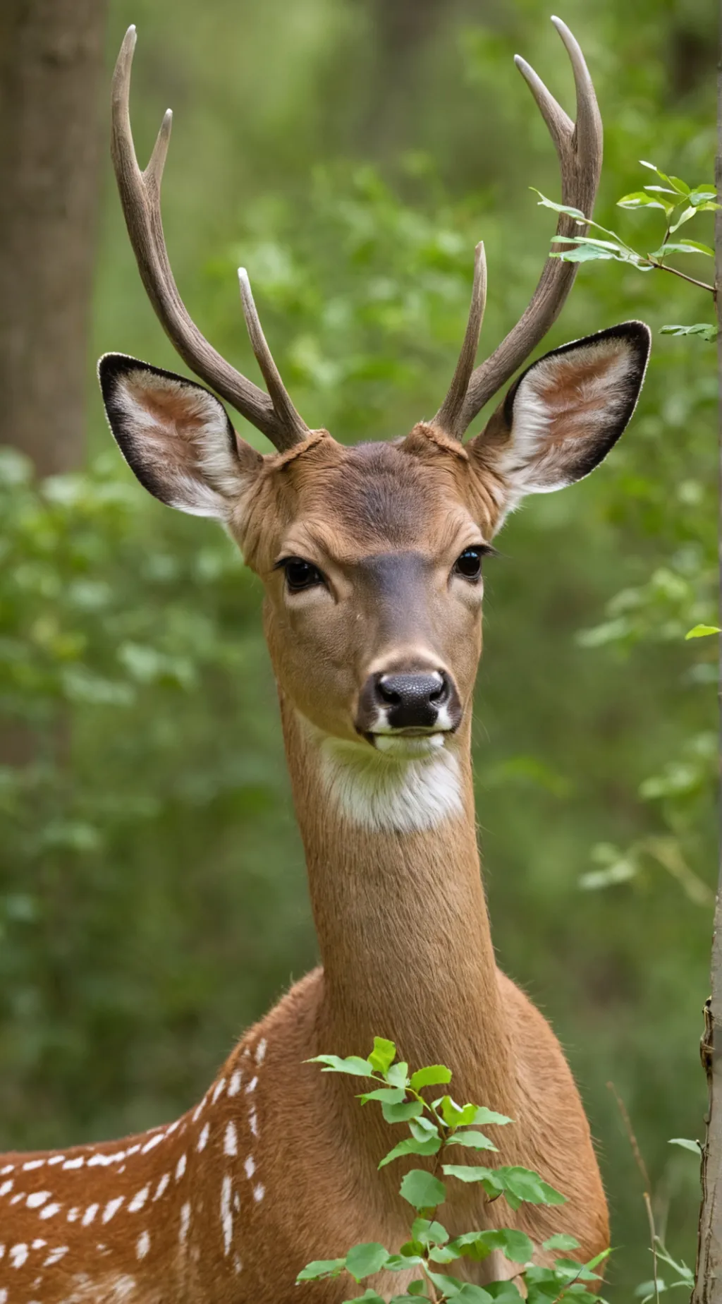 ai character: deer background