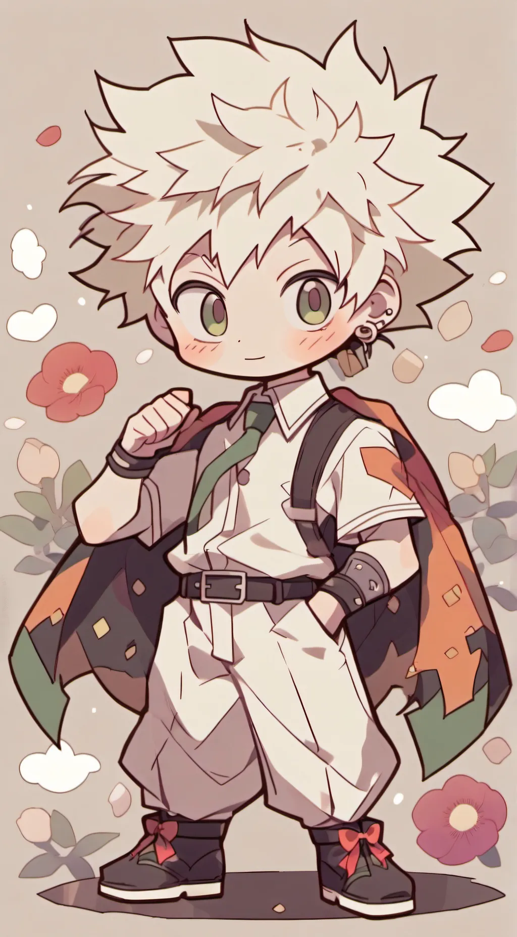 ai character: mha soirée pyjama background