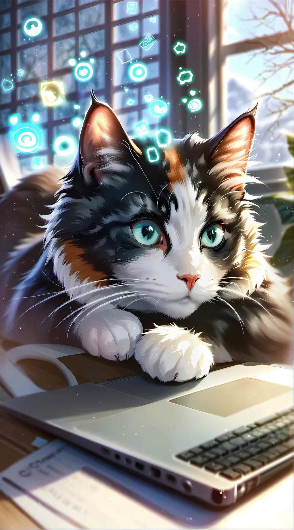 ai character: Leo background