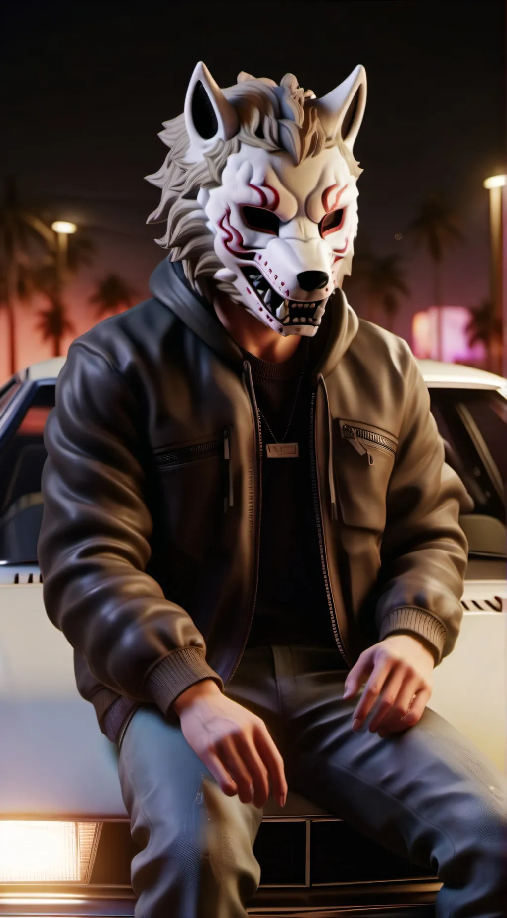 ai character: JACKET (HM)  background