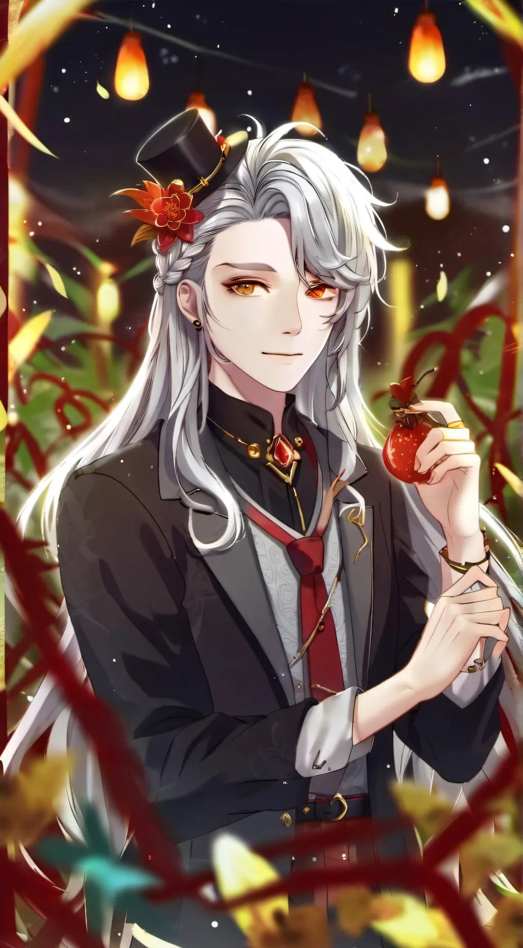 ai character: Embarrassed school background