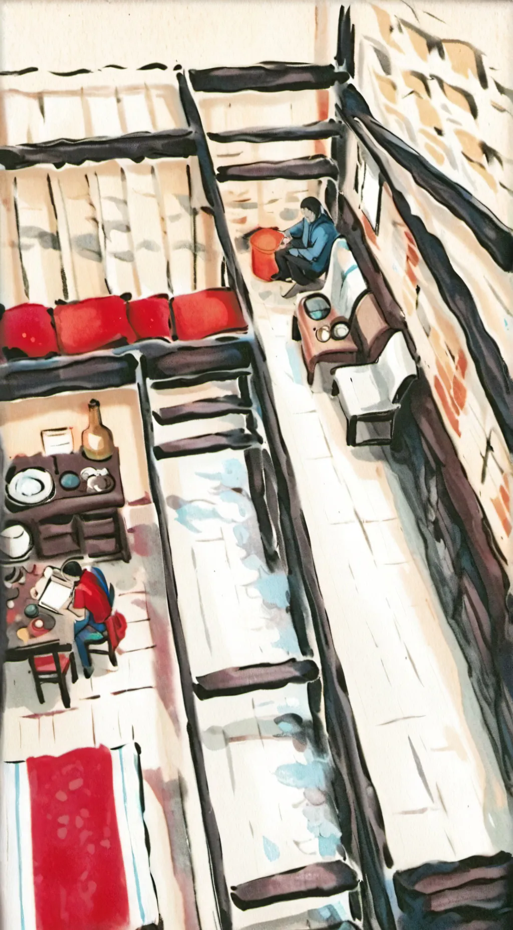 ai character: mha free day background