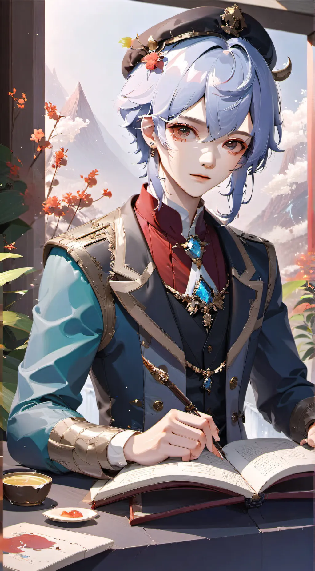 ai character: Ur mom background