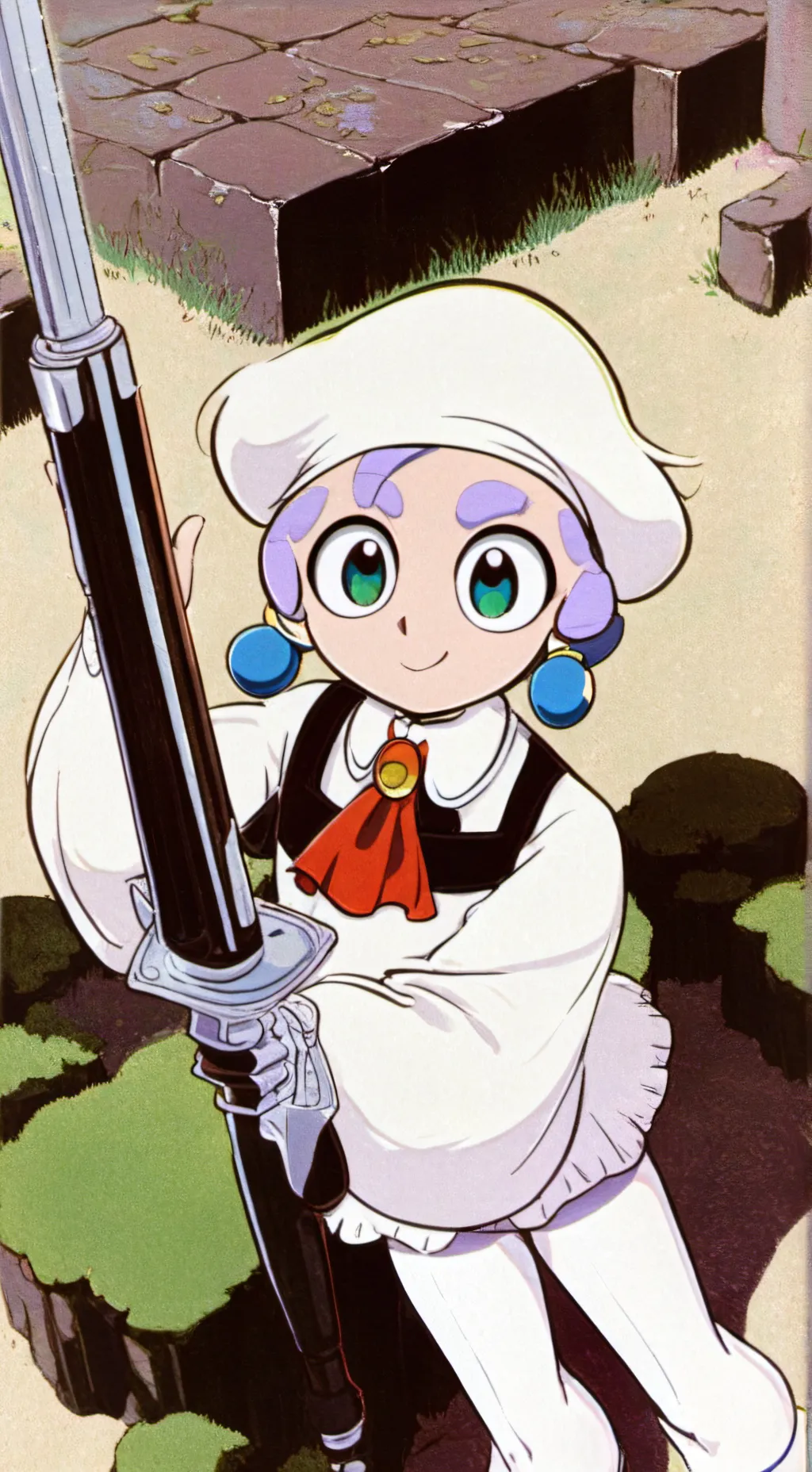 ai character: PAPER DOLLS background