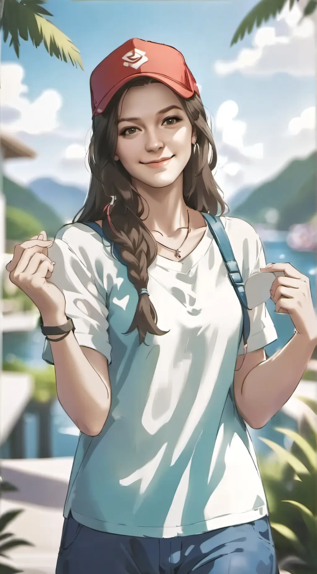 ai character: Liza  background