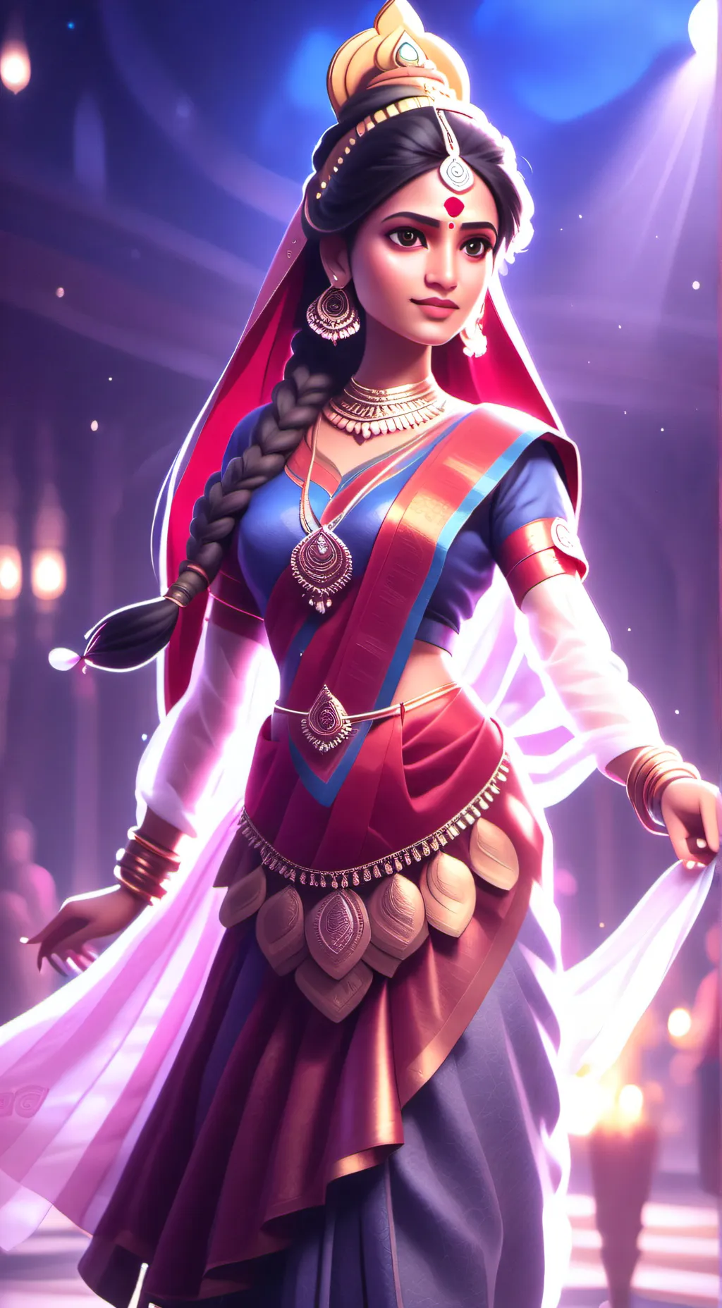 ai character: body swap background