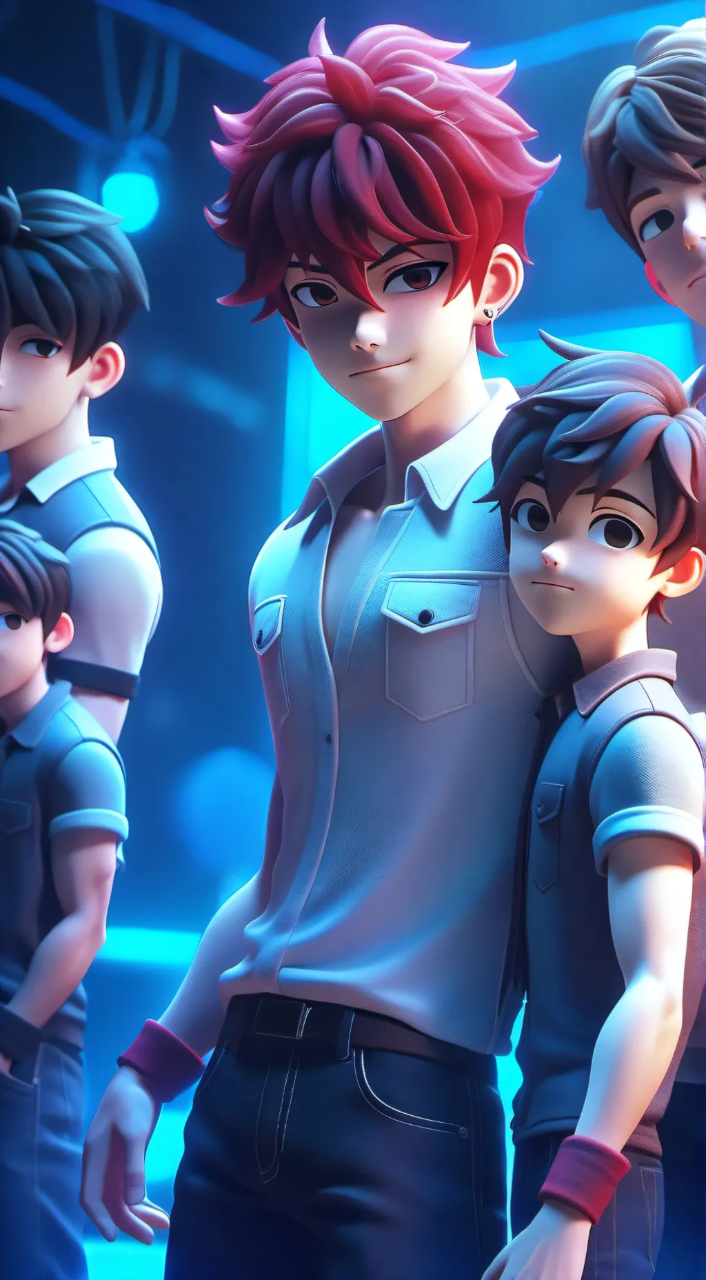 ai character: Mystery  background