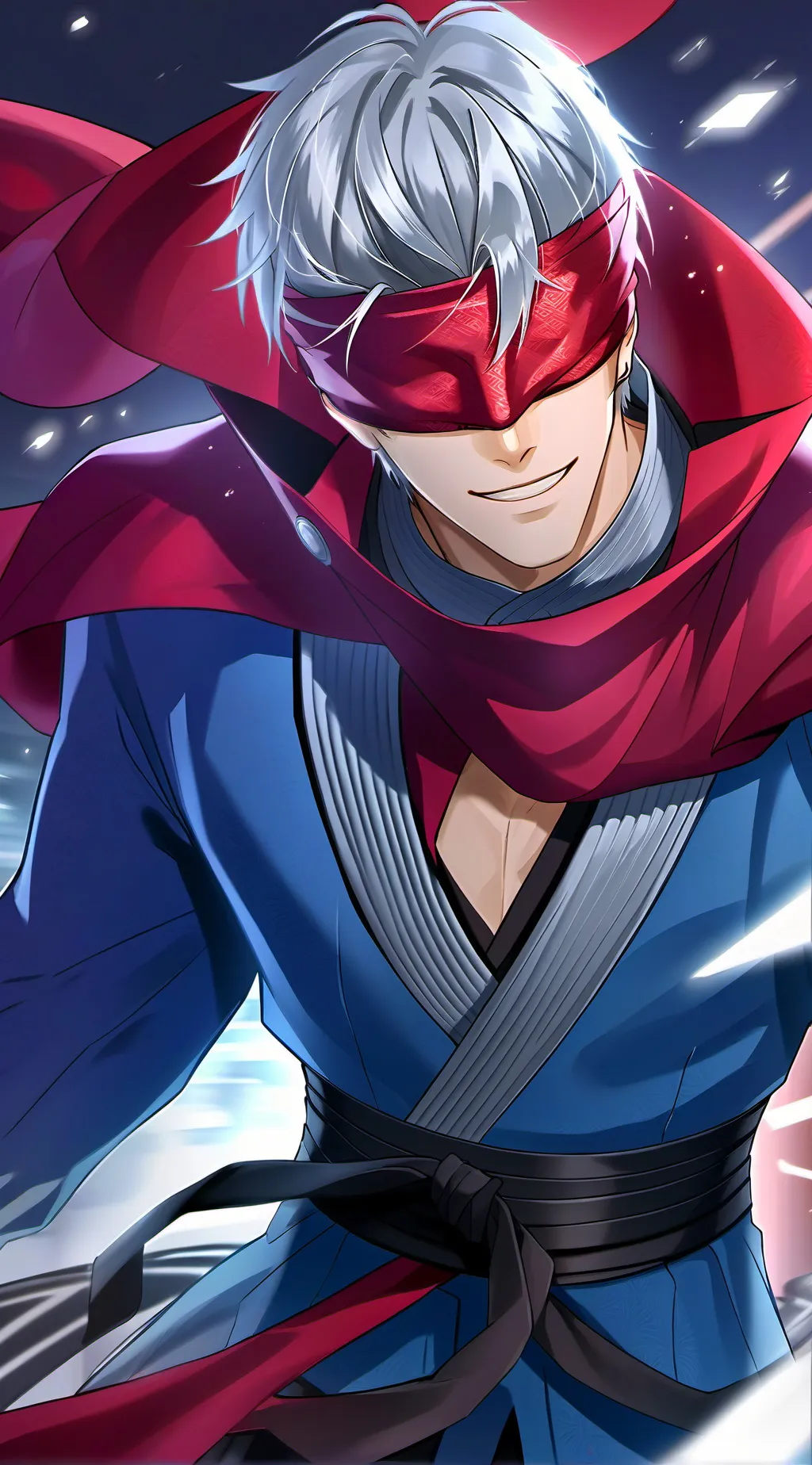 ai character: Gojo Satoru background