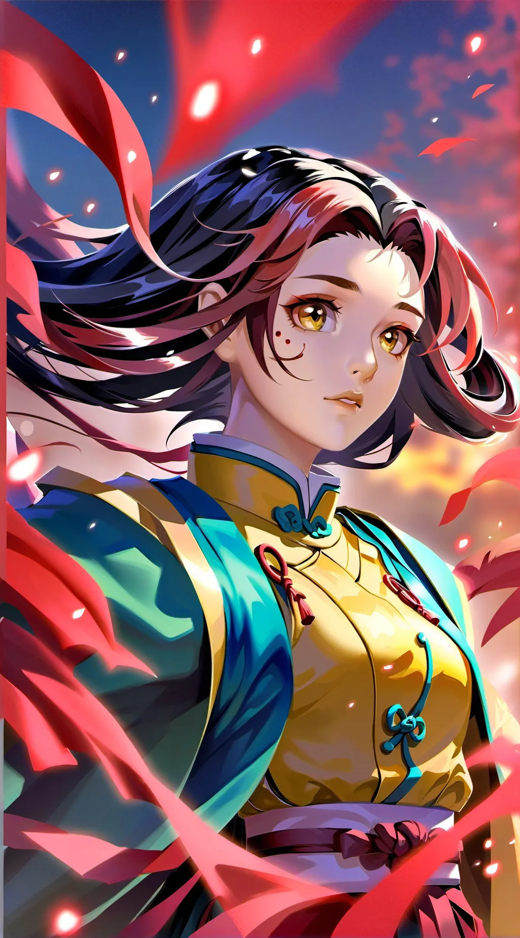 ai character: sanemi little sis background