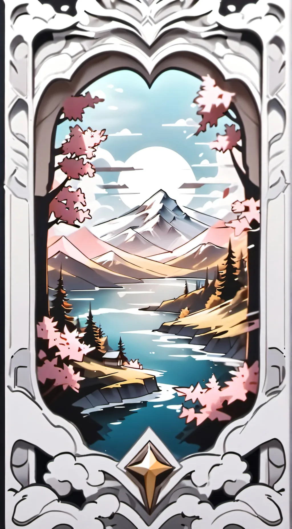 ai character: Pure Vanilla background