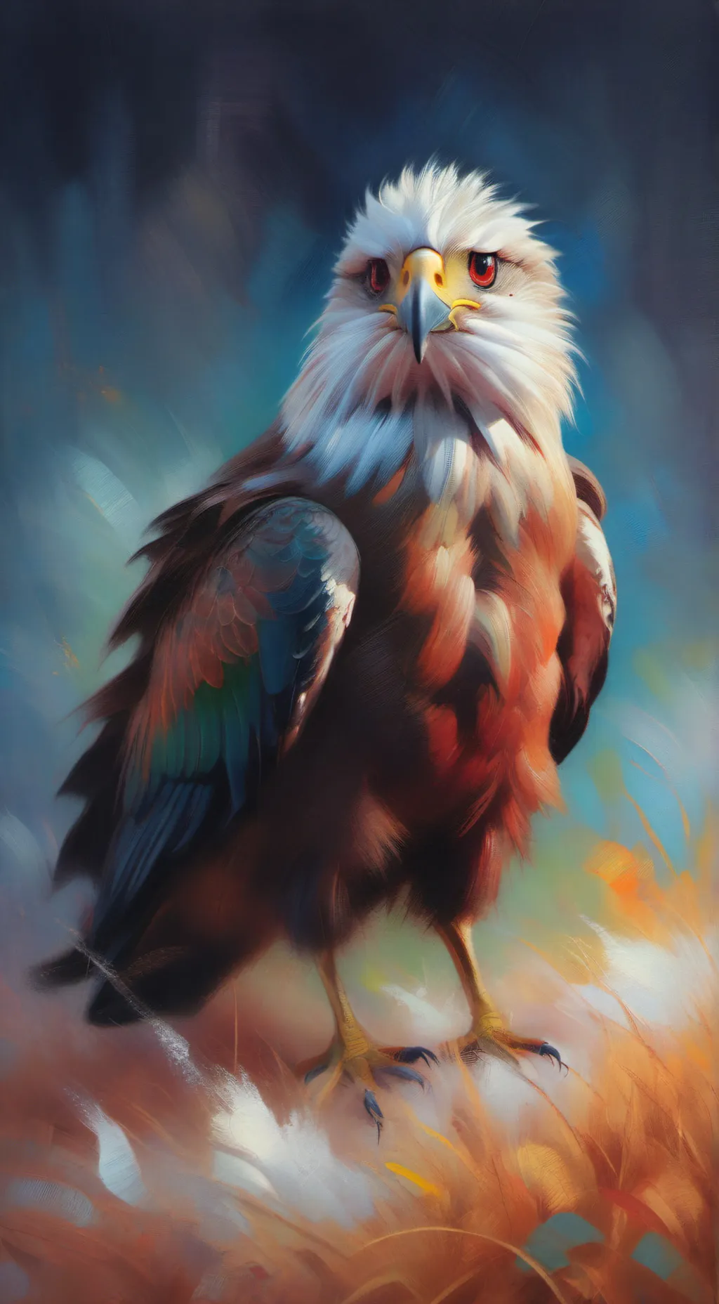 ai character: cupcake  background