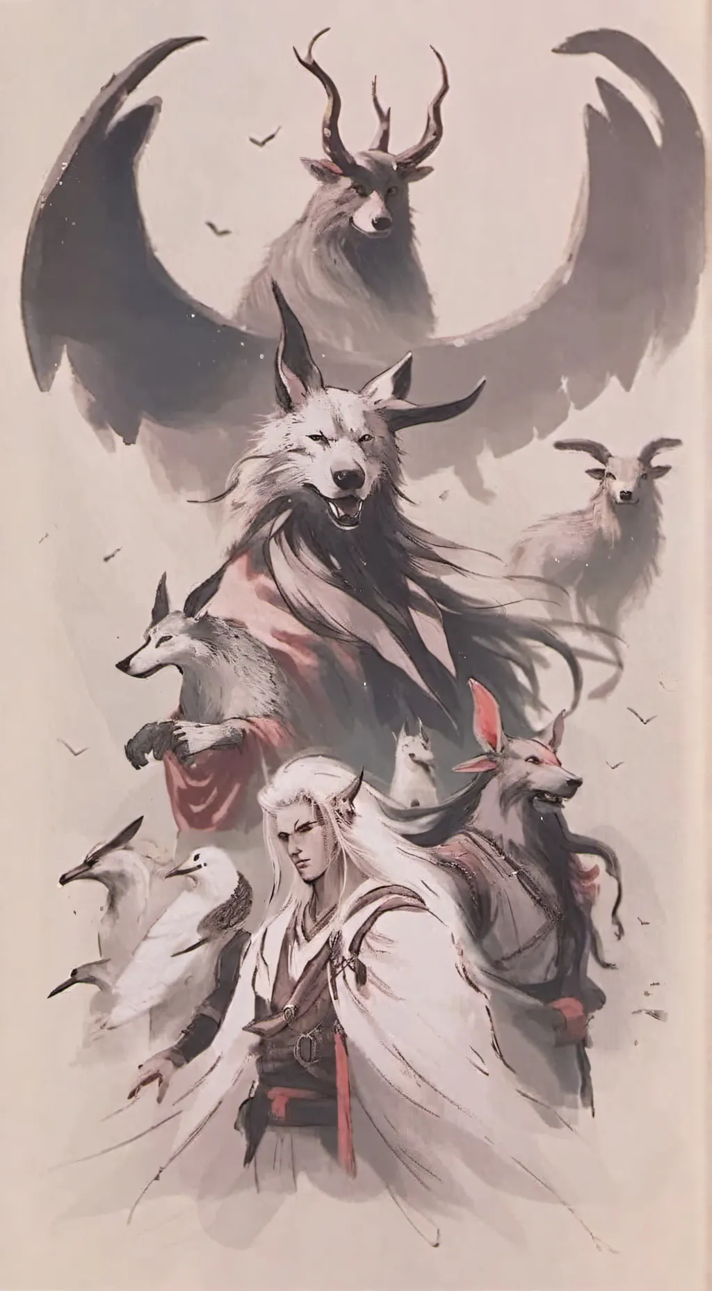 ai character: country humans background