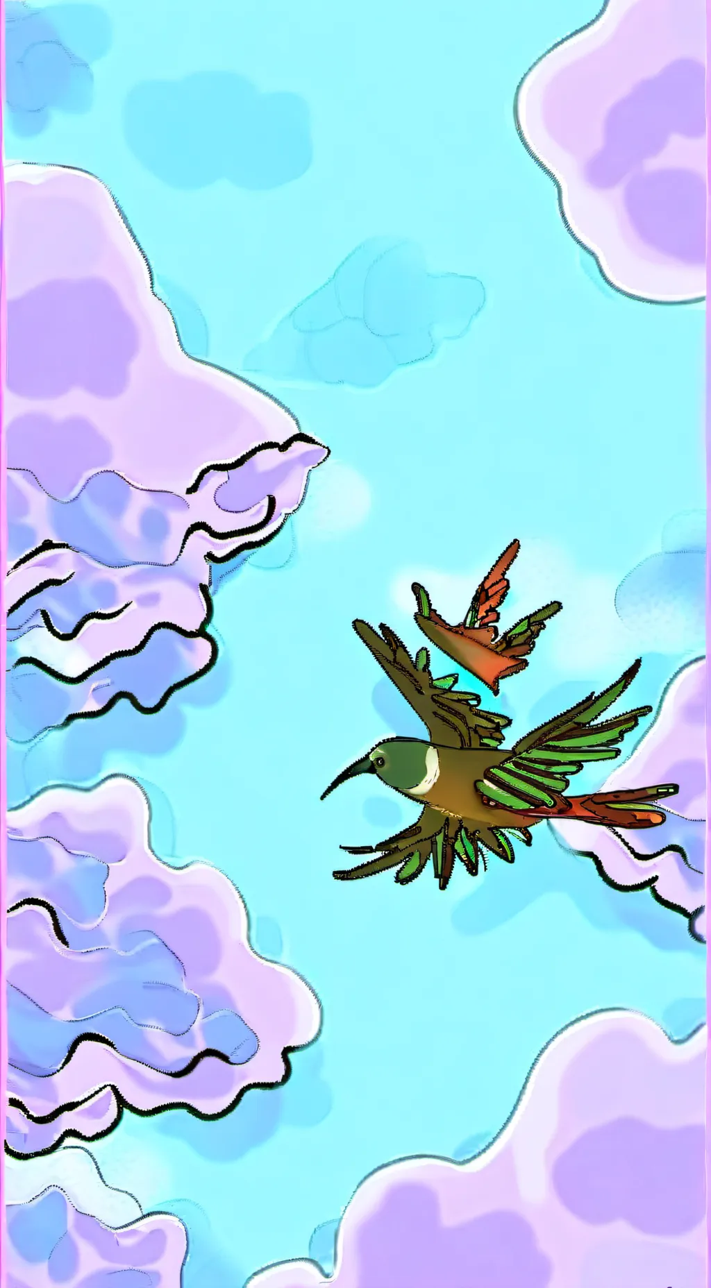 ai character: Dandys world background