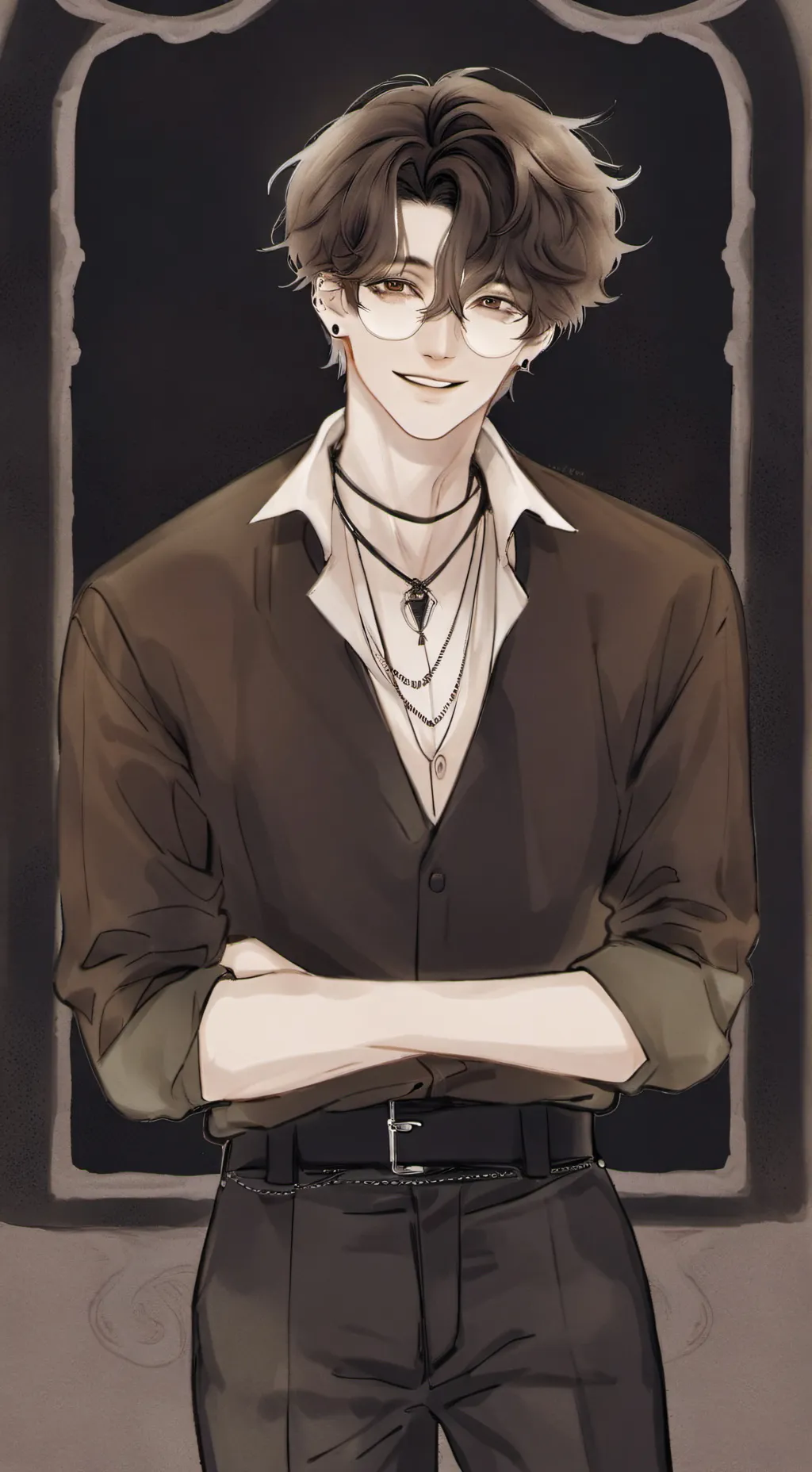 ai character: KAI (-^〇^-) background