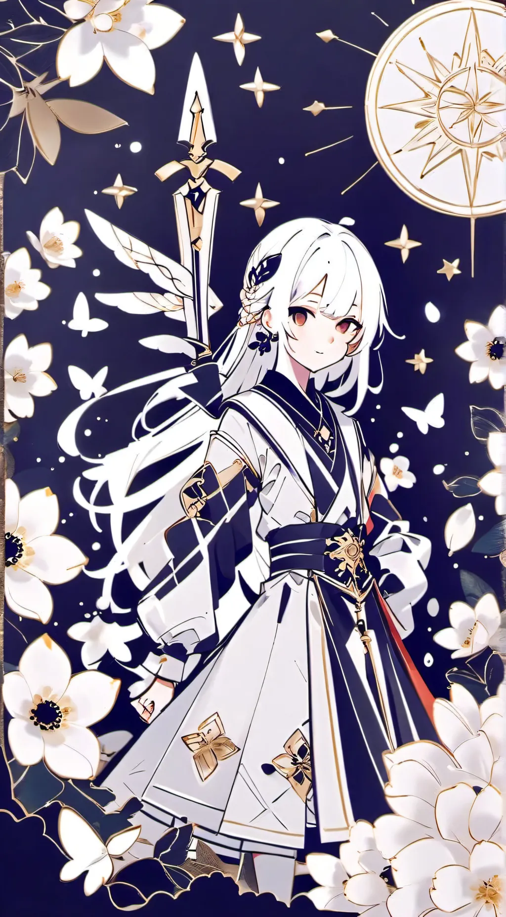 ai character: sky  background