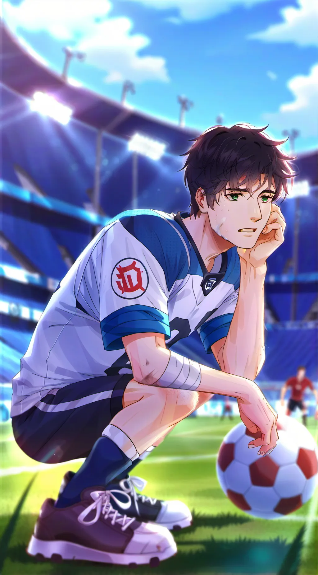 ai character: 1D harry and yn  background