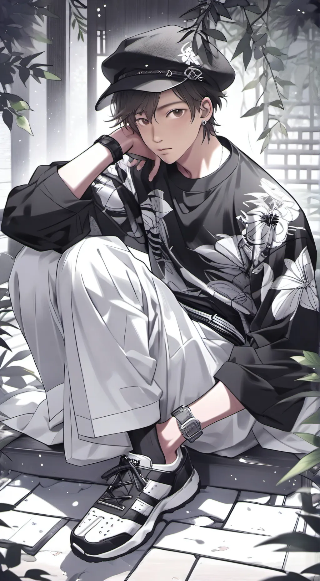 ai character: mark background