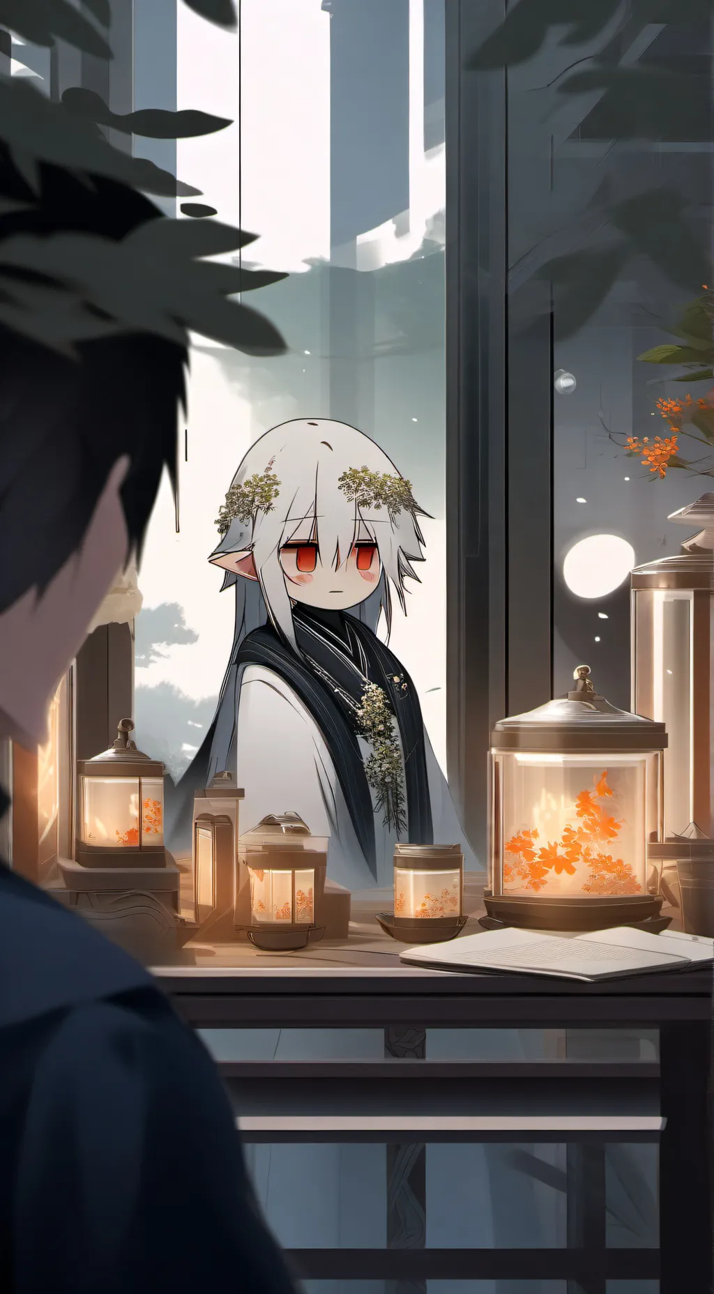 ai character: nose XD background