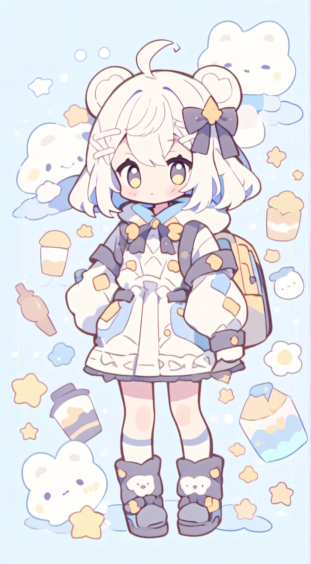 ai character: jaiden and lilly background