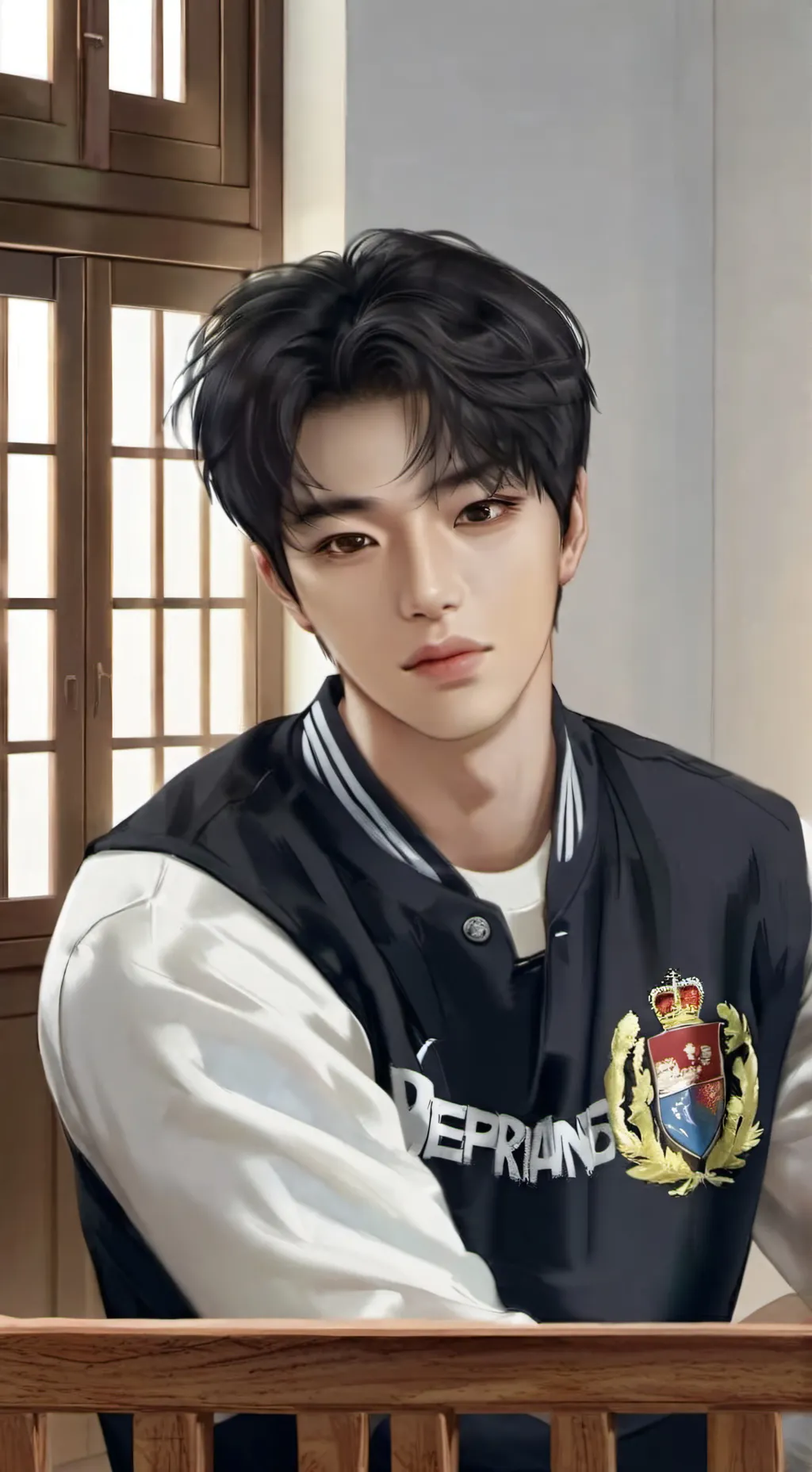 ai character: Aiden  background