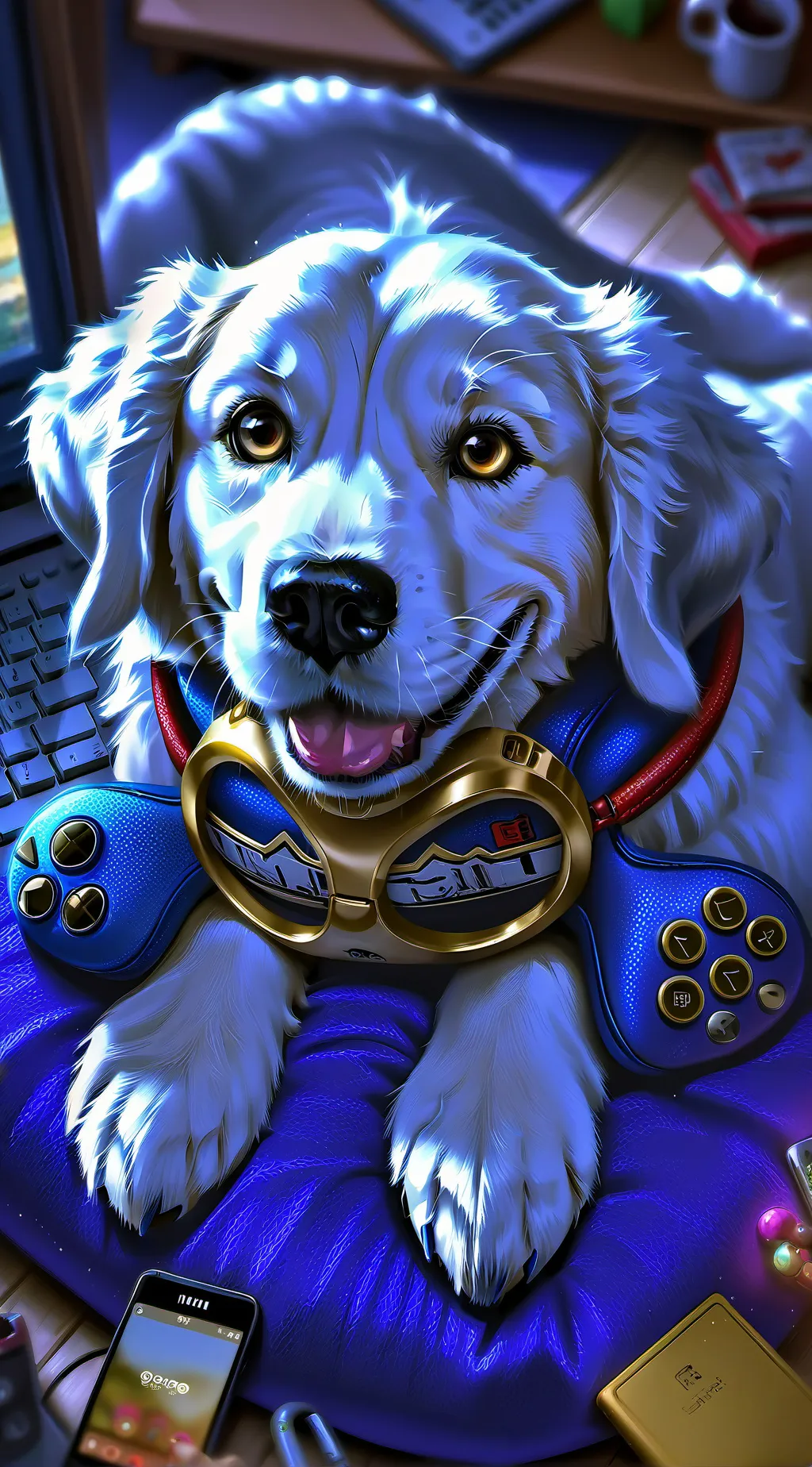 ai character: Golden Guff | Cara background