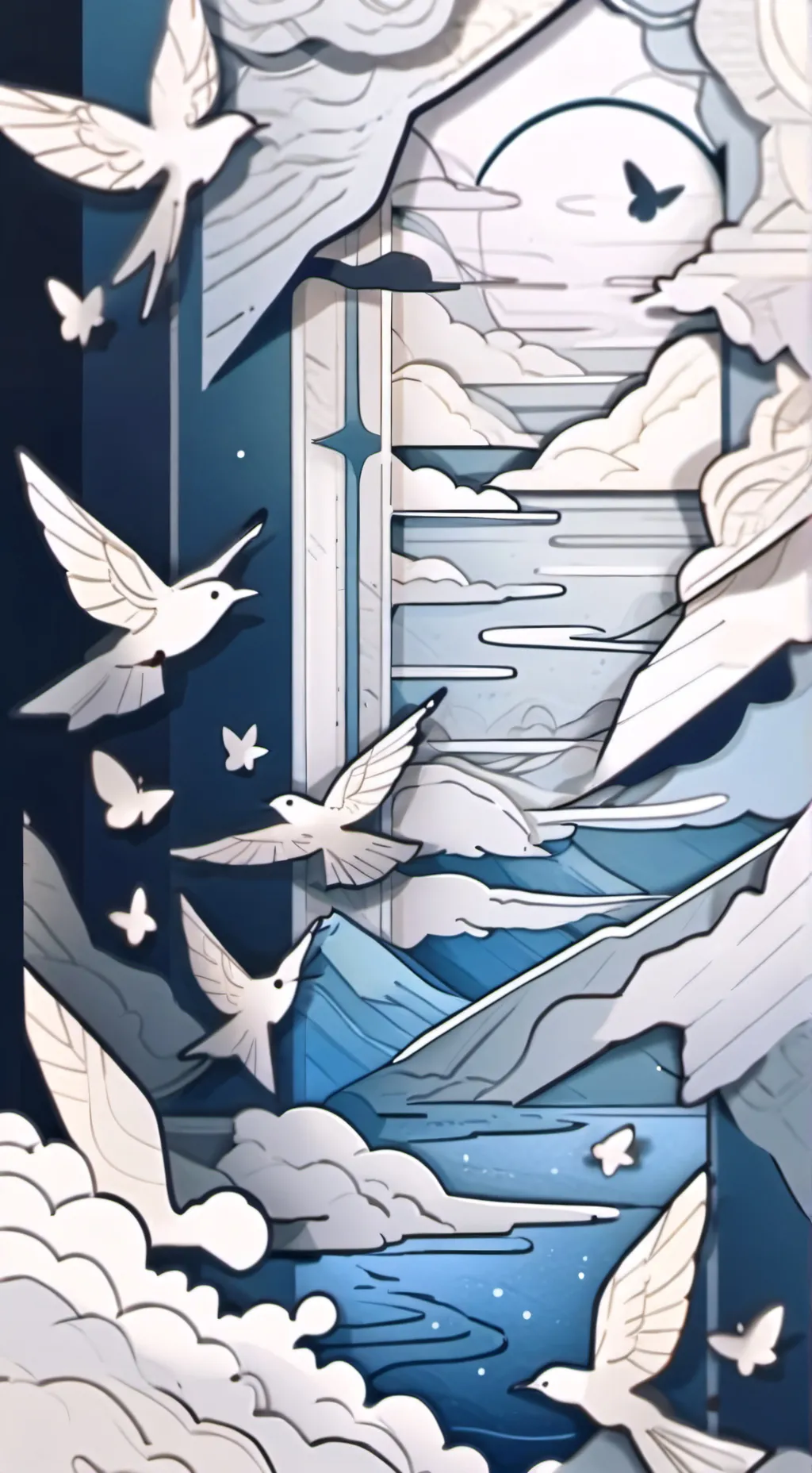 ai character: 📻Alastor🦆 background