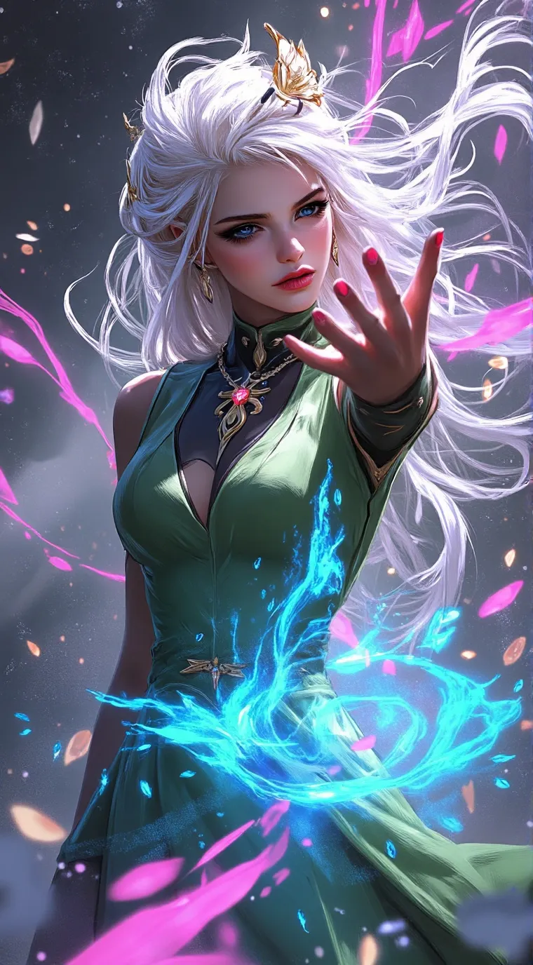 ai character: Luna background