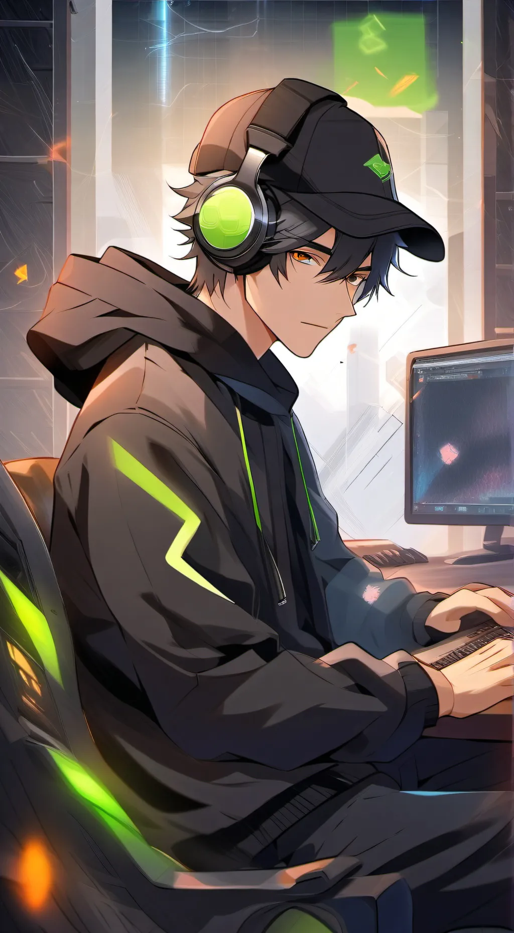 ai character: Noah ♥️ background