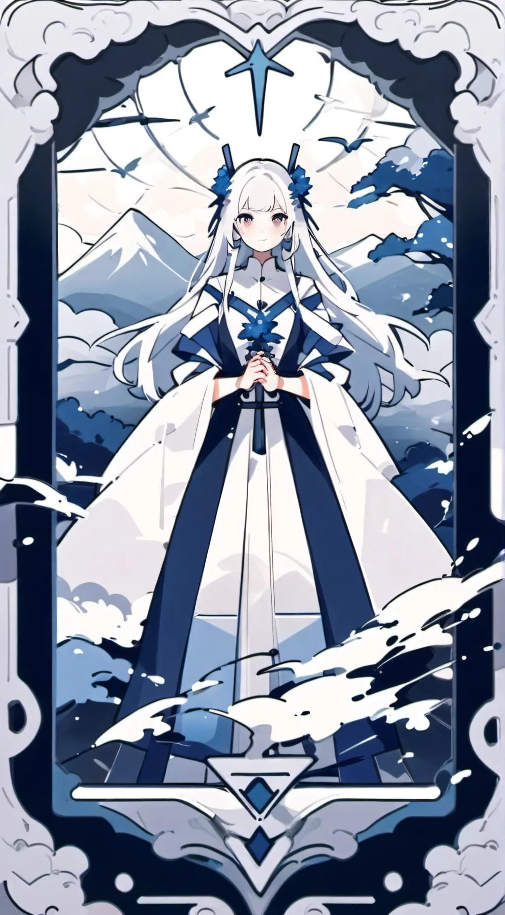 ai character: 🥰мила💖 background