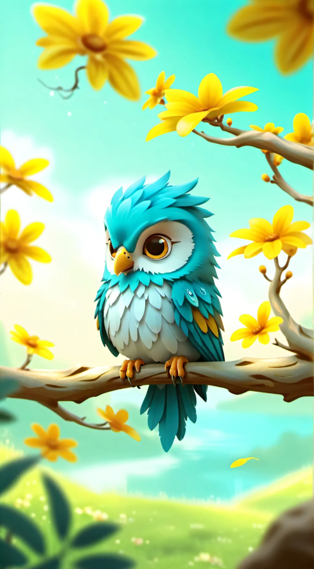 ai character: penny x gumball background